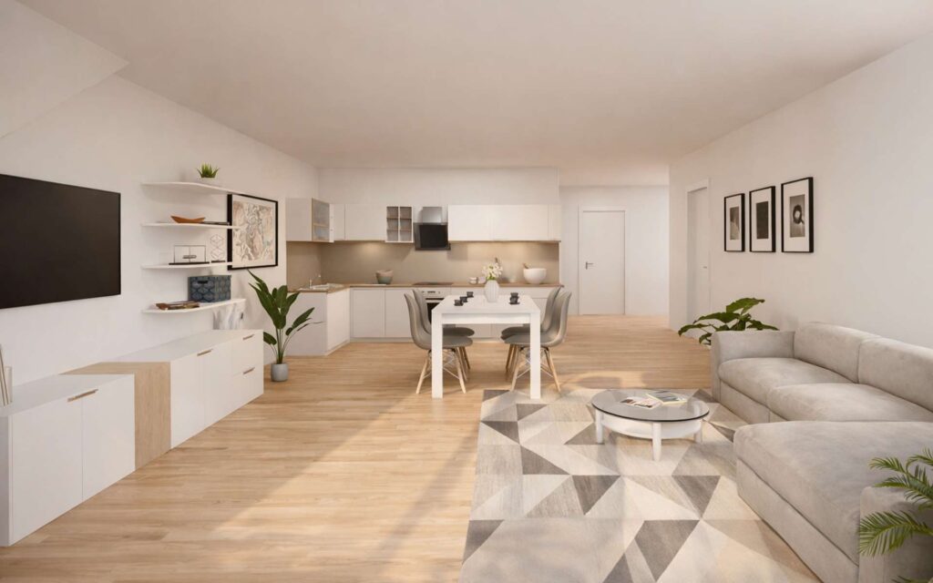 Großzügige 2-Zimmer-Neubauwohnung mit Aufzug