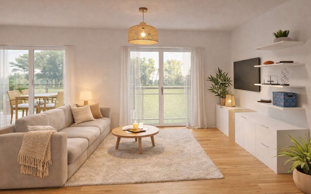 3-Zimmer-Neubauwohnung mit Aufzug und Balkon