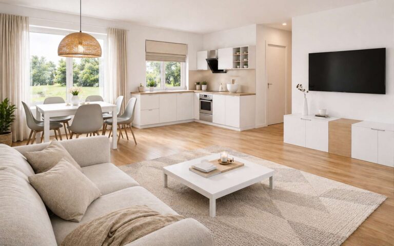 Moderne 3-Zimmer-Wohnung mit Terrasse