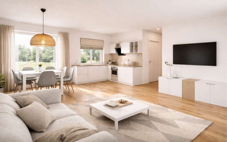 Moderne 3-Zimmer-Wohnung mit Terrasse