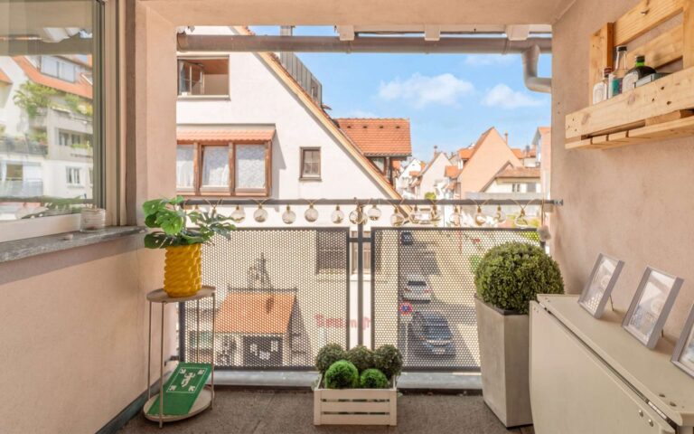 Zentral wohnen in Villingen: Charmante 2-Zimmer-Wohnung mit Loggia